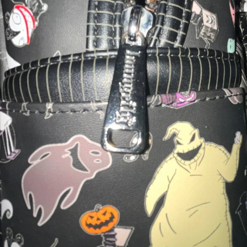 LOUNGEFLY DISNEY NIGHTMARE BEFORE CHRISTMAS MINI BACKPACK - JACK SKELLINGTON
